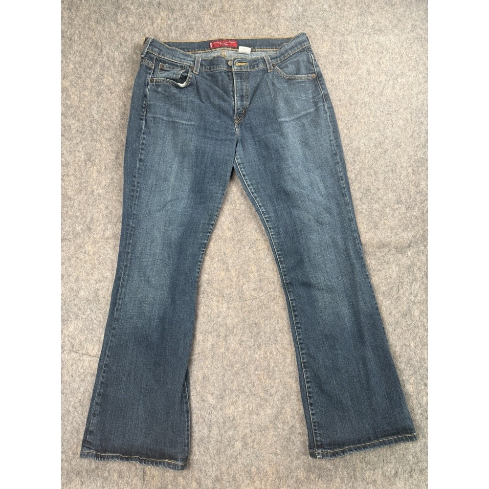 Levi's Levis‎ Y2K 515 Bootcut 14 M Nouveau Dark Blue Low Rise Jeans Women's